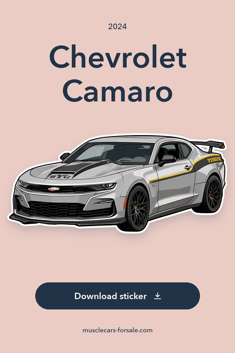 2024 Chevrolet Camaro sticker preview