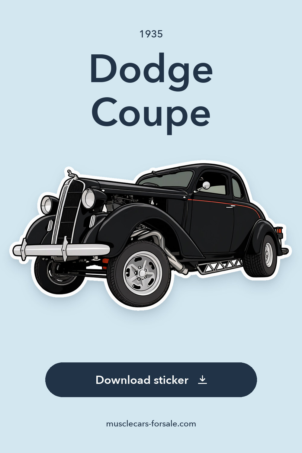 1935 Dodge Coupe sticker preview